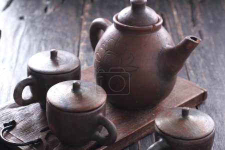 Photo for Tea ceremony, traditional thai food - Royalty Free Image