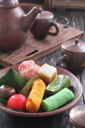 Photo for Jajanan pasar is indonesian traditional food - Royalty Free Image
