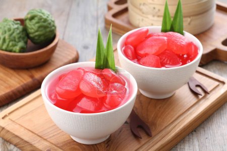 Foto de Candied kaling kolang rojo con un sabor dulce y agrio fresco - Imagen libre de derechos