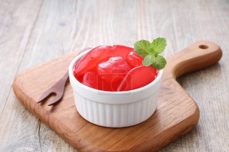 Photo for Candied red kaling kolang with a fresh sweet and sour taste - Royalty Free Image
