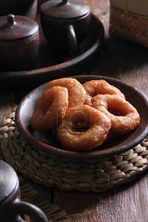 Photo for Traditional Indonesian cakes are ring-like with savory and sweet flavors - Royalty Free Image