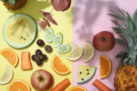 Photo for Slice of fruit in bright background - Royalty Free Image