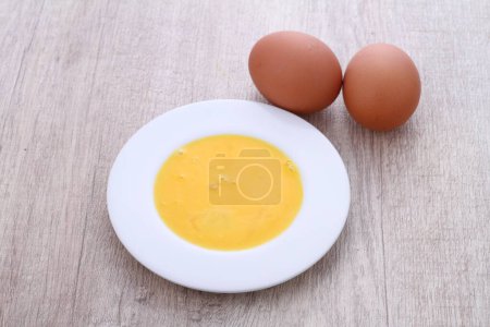 Photo for Images of egg raw on bright background - Royalty Free Image