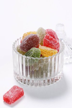 Foto de Primer plano - hasta de caramelos de gelatina - Imagen libre de derechos