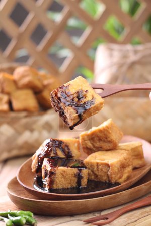 Photo for Homemade baklava with chocolate and honey - Royalty Free Image