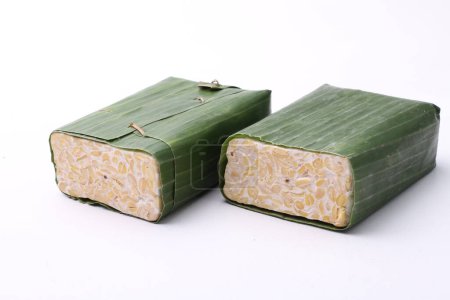 Téléchargez les photos : Feuille de bambou vert sur fond blanc - en image libre de droit