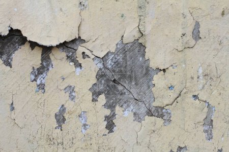 Foto de Antigua textura de fondo de pared de hormigón agrietado - Imagen libre de derechos