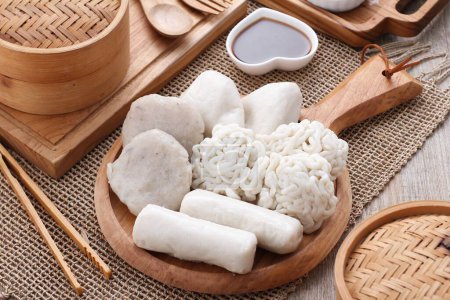 Foto de Pastel de arroz al vapor chino tradicional, comida asiática - Imagen libre de derechos