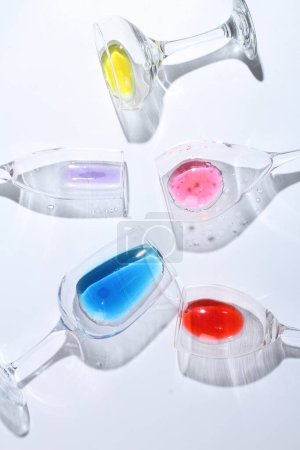Photo for Test tubes with colorful liquid - Royalty Free Image