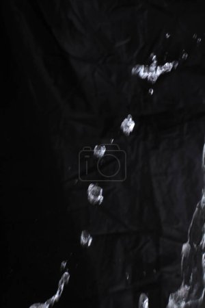 Foto de Hielo sobre fondo negro - Imagen libre de derechos