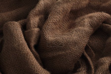 Photo for Texture of brown fabric as a background for design - Royalty Free Image