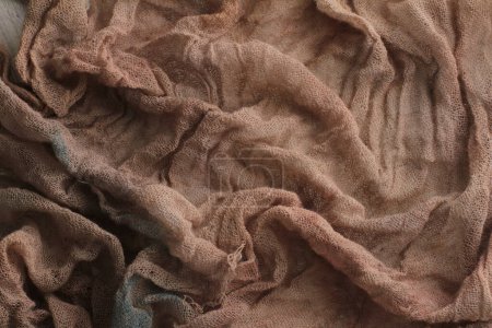 Téléchargez les photos : Tissu brun texture fond - en image libre de droit