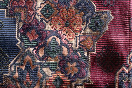 Photo for Colorful turkish carpet, turkish traditional carpet - Royalty Free Image