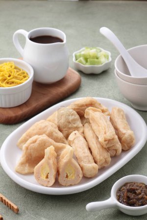 Photo for Chinese food, fried dumplings - Royalty Free Image