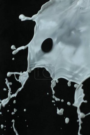 Photo for Water splash on black background - Royalty Free Image