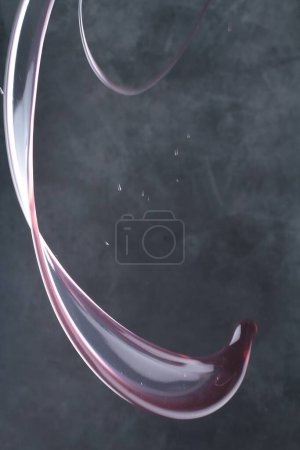 Photo for Abstract background with waves and bubbles - Royalty Free Image