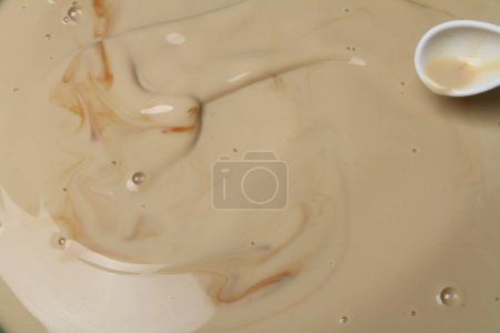 Foto de Salpicadura de leche en la piscina de leche - Imagen libre de derechos