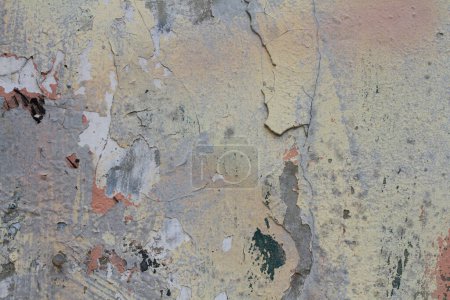 Photo for Rusty metal surface with cracks. - Royalty Free Image