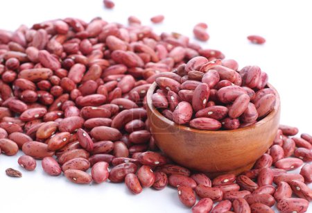 Photo for Dried red beans on a white background - Royalty Free Image