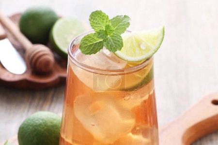 Photo for Iced tea with lemon - Royalty Free Image