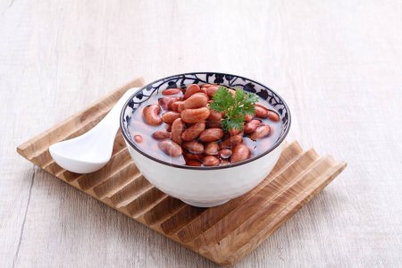 Téléchargez les photos : Nourriture coréenne, soupe de soja, soupe de soja avec haricot et soja - en image libre de droit