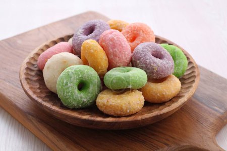 Photo for Colorful donuts and sugar - Royalty Free Image