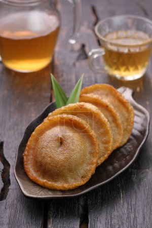 Photo for Homemade apple pies. traditional chinese food. - Royalty Free Image