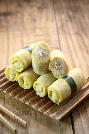 Photo for Chinese steamed spring rolls - Royalty Free Image