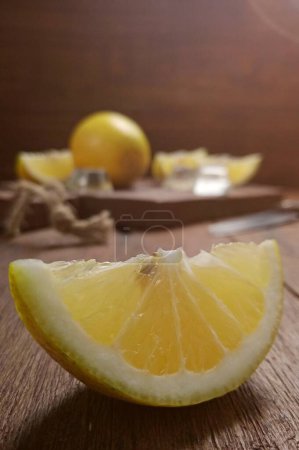 Photo for Lemon and orange on the table - Royalty Free Image