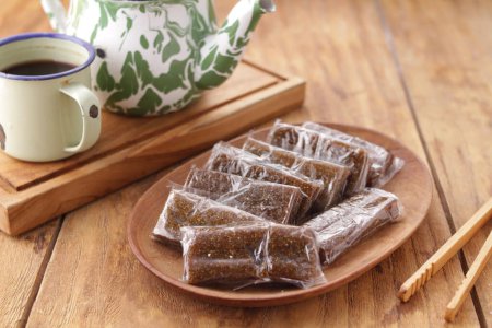 Photo for The term "dodol" believed as a word of Sundanese origin, which in Old Javanese also known as "dwadal", whereas in modern Javanese it is called jenang. - Royalty Free Image
