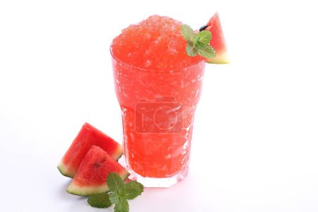 Photo for Fresh red juice with mint - Royalty Free Image