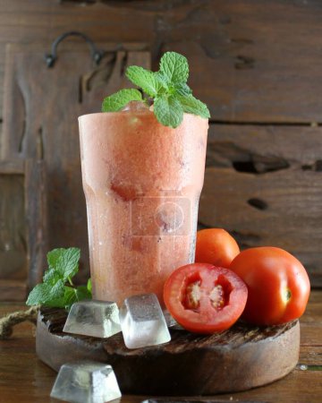 Photo for Fresh and tasty tomato juice - Royalty Free Image