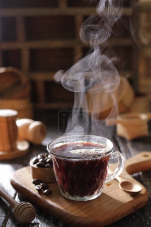 Foto de Chocolate caliente con malvaviscos y café - Imagen libre de derechos