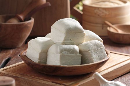 Photo for Delicious marshmallows on wooden board - Royalty Free Image