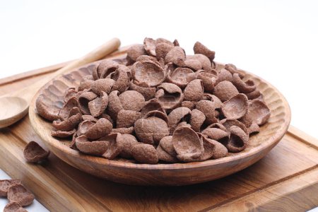 Téléchargez les photos : Bol de flocons de chocolat - en image libre de droit