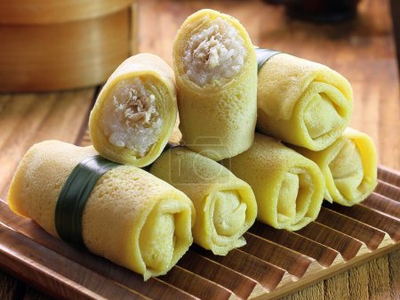 Photo for Korean traditional food, rice cake - Royalty Free Image