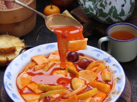 Photo for Korean food goji gojang, traditional food - Royalty Free Image