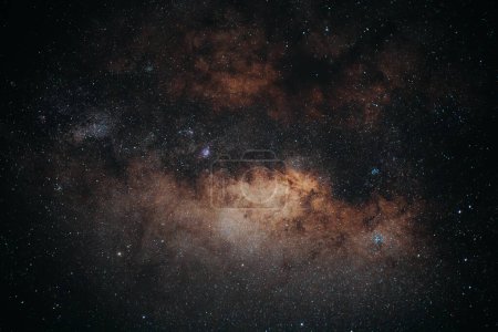 Photo for Milky way galaxy with stars and space for your design - Royalty Free Image