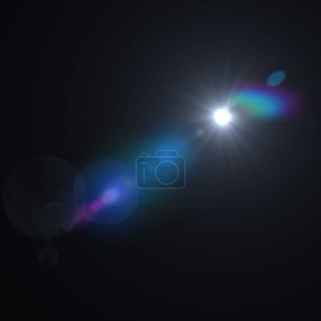Photo for Abstract lens flare effect. vector illustration - Royalty Free Image