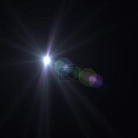 Photo for Abstract background with lens flare - Royalty Free Image