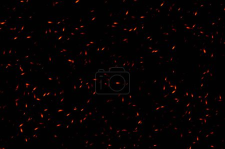 Téléchargez les photos : Fond abstrait de particules rouges et noires - en image libre de droit
