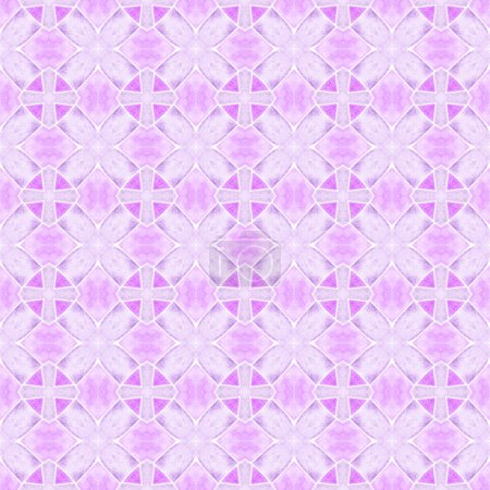 Photo for Organic tile. Purple creative boho chic summer design. Trendy organic green border. Textile ready favorable print, swimwear fabric, wallpaper, wrapping. - Royalty Free Image