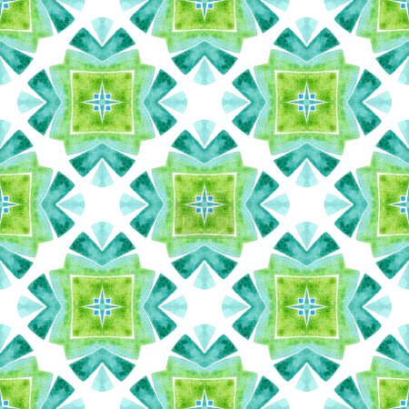 Textile ready pleasant print, swimwear fabric, wallpaper, wrapping. Green sightly boho chic summer design. Exotic seamless pattern. Summer exotic seamless border.