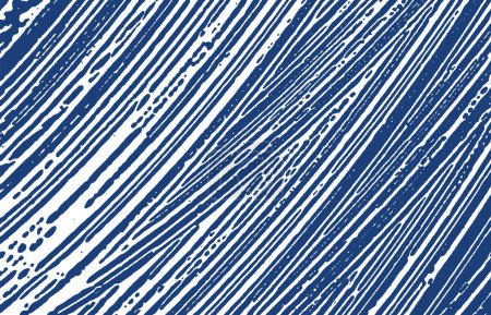Illustration for Grunge texture. Distress indigo rough trace. Exceptional background. Noise dirty grunge texture. Lively artistic surface. Vector illustration. - Royalty Free Image