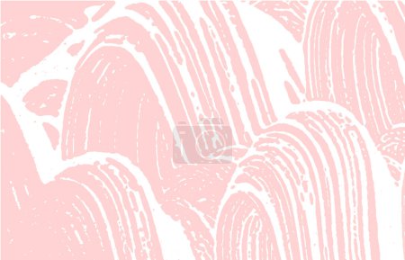 Grunge texture. Distress pink rough trace. Fantastic background. Noise dirty grunge texture. Ravishing artistic surface. Vector illustration.