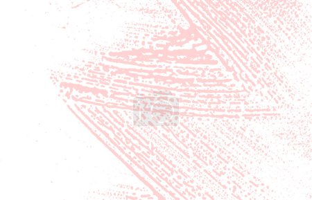 Textura grunge. Rastros rosados de angustia. Buscando antecedentes. Ruido textura grunge sucia. Espléndida superficie artística. Ilustración vectorial.
