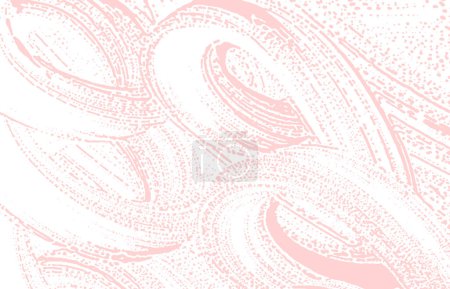 Illustration for Grunge texture. Distress pink rough trace. Fascinating background. Noise dirty grunge texture. Breathtaking artistic surface. Vector illustration. - Royalty Free Image