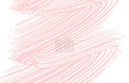 Illustration for Grunge texture. Distress pink rough trace. Fascinating background. Noise dirty grunge texture. Shapely artistic surface. Vector illustration. - Royalty Free Image