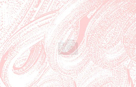 Illustration for Grunge texture. Distress pink rough trace. Fascinating background. Noise dirty grunge texture. Curious artistic surface. Vector illustration. - Royalty Free Image