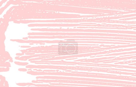 Illustration for Grunge texture. Distress pink rough trace. Flawless background. Noise dirty grunge texture. Fascinating artistic surface. Vector illustration. - Royalty Free Image